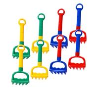 Didiseaon 8 pièces Jouets Sable Garçon Fille Plastique Râteau Plage pour Tout Petits Ans Bac Sable Jeu Extérieur