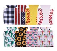 Didiseaon 8 pièces Manchons Néoprène pour Canettes Lot de Isolants Thermiques Résistants Housses Anti-Chaleur pour Bouteilles et Canettes de Bière Protection Antidérapante et Colorée