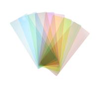 Didiseaon 8 pièces Marque-pages PVC Coloré Transparent avec Lignes Guide de Lecture Anti-stress pour Étudiants et Amateurs de Lecture