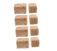 Didiseaon 8 pièces Mini de Foin Décoratives Bois Accessoires Réalistes pour Maison de Poupée Scènes Miniatures et Décor Automnal Ornements Naturels pour Photoprops et Dioramas