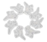 Didiseaon 8 pièces Moule Silicone Dinosaure pour Fondant Gâteau Décoration Cake Topper Démoulage Facile Réutilisable et Sûr pour Chocolat Biscuits et Gelée