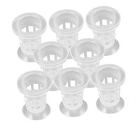 Didiseaon 8 pièces Paniers Hydroponiques pour Plantes Bacs de Culture Fixes pour et Intérieur pour Culture Aquatique et