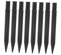 Didiseaon 8 pièces Piquets Solaires Plastique pour Lampes de Jardin Piquets de Remplacement Résistants et Étanches Accessoires pour Lampes Solaire Pelouse et Aménagement Extérieur