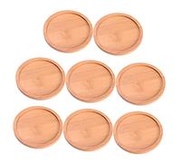 Didiseaon 8 pièces Soucoupes Rondes Anti-Fuite pour Plantes Supports pour Pots Intérieur Plateau Récupérateur Eau pour Robuste et Multifonction