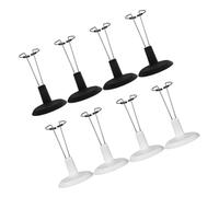 Didiseaon 8 pièces Support de Poupées Socle Stable Noir et Blanc Support Vertical Robuste pour Figurines et Modèles Présentoir Pratique pour Étagères et Bureaux