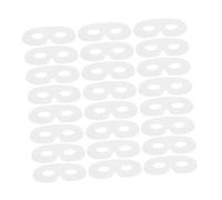 Didiseaon 80 pièces Masques Blancs Papier à Décorer DIY Masques Garçon Fille et Adultes pour Fête Carnaval Halloween Mi Mi Personnalisable pour Anniversaire et Événement