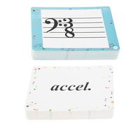 Didiseaon 80 Pièces Musique Cartes De Formation Musicale Cartes De Musique Pour La Pratique Cartes De Formation Des Musiciens Cartes D'Étude De Musique Cartes De Musique Fournitures