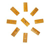 Didiseaon 9 pièces Cartes Bagua Bois pour Divination et Ornement Métaphysique Outil Feng Shui pour Apprentissage et Décoration Maison