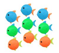 Didiseaon 9 pièces Jouets de Plongée Piscine Poissons Colorés Amusants pour Garçon Fille Apprentissage Natation