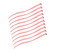 Didiseaon 9 Pièces morceau de postiche cbwigs hair pin hairpin curls curly hair clip barrette pince à cheveux extensions de cheveux faits saillants le fer rose