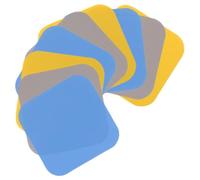 Didiseaon 9 pièces Ouvre Bocal Antidérapant Caoutchouc Tapis de Prise Multifonction de Sous Verres Carrés Colorés pour Bouteilles Grip Sécurisé