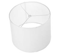 Didiseaon Abat Jour de Lampe de Table Rond Lin Naturel avec Cadre Design Moderne pour Lampe de Bureau et Chambre Couverture Décorative et Remplacement Parfait pour Intérieur