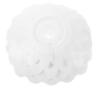 Didiseaon Abat-jour de Lustre Suspendu Abat-jour Écailles de Poisson E27 Blanc Pp Protection des Yeux Diffusion Uniforme Installation Facile pour Bars et Études