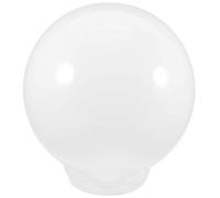 Didiseaon Abat-jour globe acrylique blanc, globe de lampe, diamètre 9,5 cm, forme boule, pour lampe murale, protection contre l’eau, décoratif