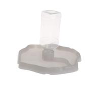 Didiseaon Abreuvoir pour Petit Animal Mangeoire pour Lézard Bol Automatique en Abs Récipient pour Tortue et Reptile 1 Pièce Couleur Lumineuse Usage Domestique