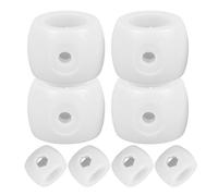 Didiseaon Accessoires de Foot en Plastique Blanc 8pcs Fonction de Positionnement pour Table de Football de Loisir Bureau et Maison