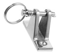 Didiseaon Acier Inoxydable Charnière de Pont Bimini de Bateau pour Kayak | Finition Polie, Conception Ergonomique, Résistante à L'usure, Accessoire Argenté pour Pont Marin