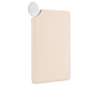 Didiseaon Acier Inoxydable Palette Argenté de Mélange pour Fond de Teint | Plateau Portable, Usage Polyvalent, pour Nail Art et Maquillage, Finition Pu, Format Mini