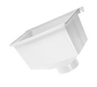 Didiseaon Adaptateur Gouttière PVC Connecteur de Descente Gouttière à Eau pour Système de Drainage Accessoire de Protection les Dégâts Eau