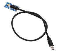 Didiseaon Adaptateur Pcie X16 Mini Pci-e pour Carte Graphique Externe USB | Pcb Électronique Noir, Câbles USB Inclus, pour Moniteurs Externes et Double Affichage