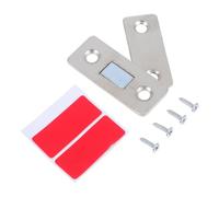 Didiseaon Aimant Magnétique Caché pour Porte Coulissante Set Aimant Acier avec Fixation Adhésive et Vis pour Armoire Placard et Meuble de Cuisine