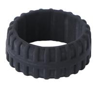Didiseaon Alliance en Silicone Noire, Motif Pneu, Taille 7, Confortable