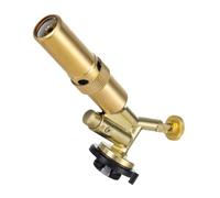 Didiseaon Allume Feu Torche Portable Réglable à Propane pour Barbecue et Soudage, Tête de Torche en Cuivre et Alliage, Cuisine et Camping Style Aléatoire