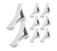 Didiseaon Aluminium Clip Support D'étagère 8 Pièces, pour Réfrigérateur | Finition Polie, Substitut Pratique, Facile à Utiliser, Convient aux Rayonnages de Glacière