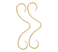 Didiseaon Anneau Faux Septum Petite Moustache Acier Inoxydable Bijoux Percing Nez Confortable pour Femmes et Hommes