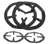 Didiseaon Anneaux de Grille de Brûleur pour Cuisinière à Gaz en Acier Inoxydable Antirouille, Réducteur de Brûleur pour Petits Ustensiles Cuisine, Support Sûr pour Cafetière et Casserole,