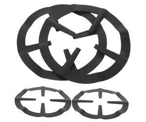 Didiseaon Anneaux de Grille de Brûleur pour Cuisinière à Gaz en Acier Inoxydable Antirouille, Réducteur de Brûleur pour Petits Ustensiles Cuisine, Support Sûr pour Cafetière et Casserole,