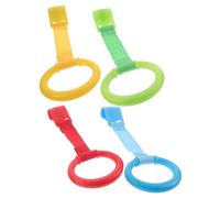 Didiseaon Anneaux de Traction Accessoires pour Berceau Bébé 4pcs Surface Lisse en Plastique Léger Apprentissage Marche pour Garçon et Filles