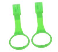 Didiseaon Anneaux de Traction pour Bébé Vert en Pp Léger, Assistant Exercice de Marche Portable pour Tout-petits, pour Voyage et Utilisation en Extérieur,