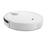 Didiseaon Aspirateur Robot Intelligent USB Rechargeable avec Aspiration Puissante et Balayage Automatique Nettoyeur Sol Polyvalent pour Maison Compatible Sols Durs et Tapis Blanc