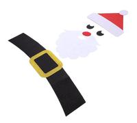 Didiseaon Autocollant Décoratif de Noël Père Noël pour Vitre et Mur,