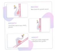 Didiseaon Autocollant Mural de Mesure Hauteur 3d Motif Animal pour Garçon et Filles, Sticker Décoratif Amovible, Résistant, pour Chambre D’garçon et Filles, Apprentissage Ludique,