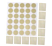 Didiseaon Autocollants à Gratter Ronds Auto-Adhésifs 25 MM Couleur Or, 300 Pièces pour Création DIY, Récompenses Scolaires, Jeux Tombola et Activités Festives