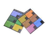 Didiseaon Autocollants Calendrier Colorés pour Organisation Annuelle Onglets Adhésifs Multifonctions Planificateur Voyage et Journal Mois Complet