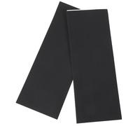 Didiseaon Autocollants Cuir Semelles Chaussures Antidérapants de pour Bruits en Polyvinyle Noir, Coussinets Protecteurs 1 Paire et pour Bottes D'hiver