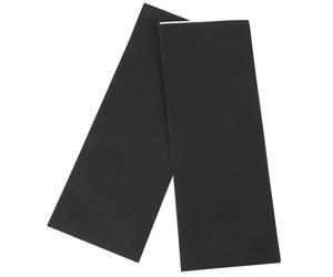 Didiseaon Autocollants Cuir Semelles Chaussures Antidérapants de pour Bruits en Polyvinyle Noir, Coussinets Protecteurs 1 Paire et pour Bottes D'hiver