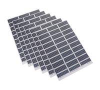 Didiseaon Autocollants Maquette Panneaux Solaires 6 Feuilles Adhésifs pour Modèles Architecturaux et Dioramas, Décoration Miniature pour Maquettes de Paysage, Réseau Ferroviaire et Projets