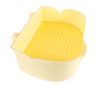 Didiseaon Bac à Litière pour Lapin Furet Chinchilla Bac Angle Facile à Nettoyer pour Petits Animaux Gestion des Déchets Simplifiée