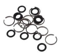 Didiseaon Bague pour hocs avec joint torique, circlips clé impact, fer et caoutchouc, 10 sets, simple installation, pour accessoires pour hoc Couleur Aléatoire
