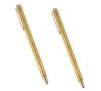 Didiseaon Baguettes de sourcier en cuivre 2pcs, baguettes de divination en L et en forme de stylo, escamotables, pour recherche sur le terrain et géobiologie