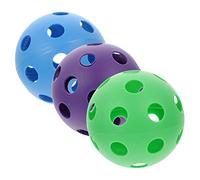 Didiseaon Balle de Trou Portable Jouet pour Garçon et Filles 9 Trous Petit Format Plastique Léger Solide Jouet Éducatif Bébé Garçon Fille Éveil Coordination Main Bleu Vert Violet