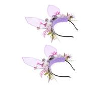 Didiseaon Bandeau Couronne Couvre-chef de Déesse Couvre-chef D'oreille Accessoire de Cosplay Ensemble Confortable Et Léger