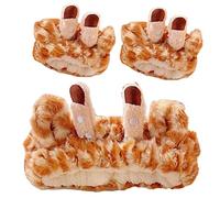 Didiseaon Bandeau Lavage Visage Girafe Mignon Encreté Bracelet Absorbant à Eau Pour Femmes Protège Cheveux Et Poignets Lors Soins Visage Quotidiens