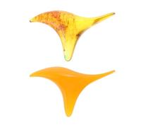 Didiseaon Barres de Massage Design Ergonomique en Résine de Cire D'abeille 2 Pcs Facile à Tenir, Outil Manuel pour Shiatsu et Relaxation pour Pieds et Jambes