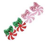 Didiseaon Barrettes À Cheveux Princesse Avec Nœud Et Paillettes 2 Paires Accessoires Pour Cheveux Pour Filles Faciles À Porter Pour Les Fêtes
