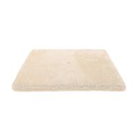 Didiseaon Base de Rechange pour Griffoir à Chat en Peluche Beige, Panneau de Particules Robuste Compatible Vis M8/m10, Tapis à Griffer DIY 1 Pièce pour Arbre à Chat Intérieur et Chatons